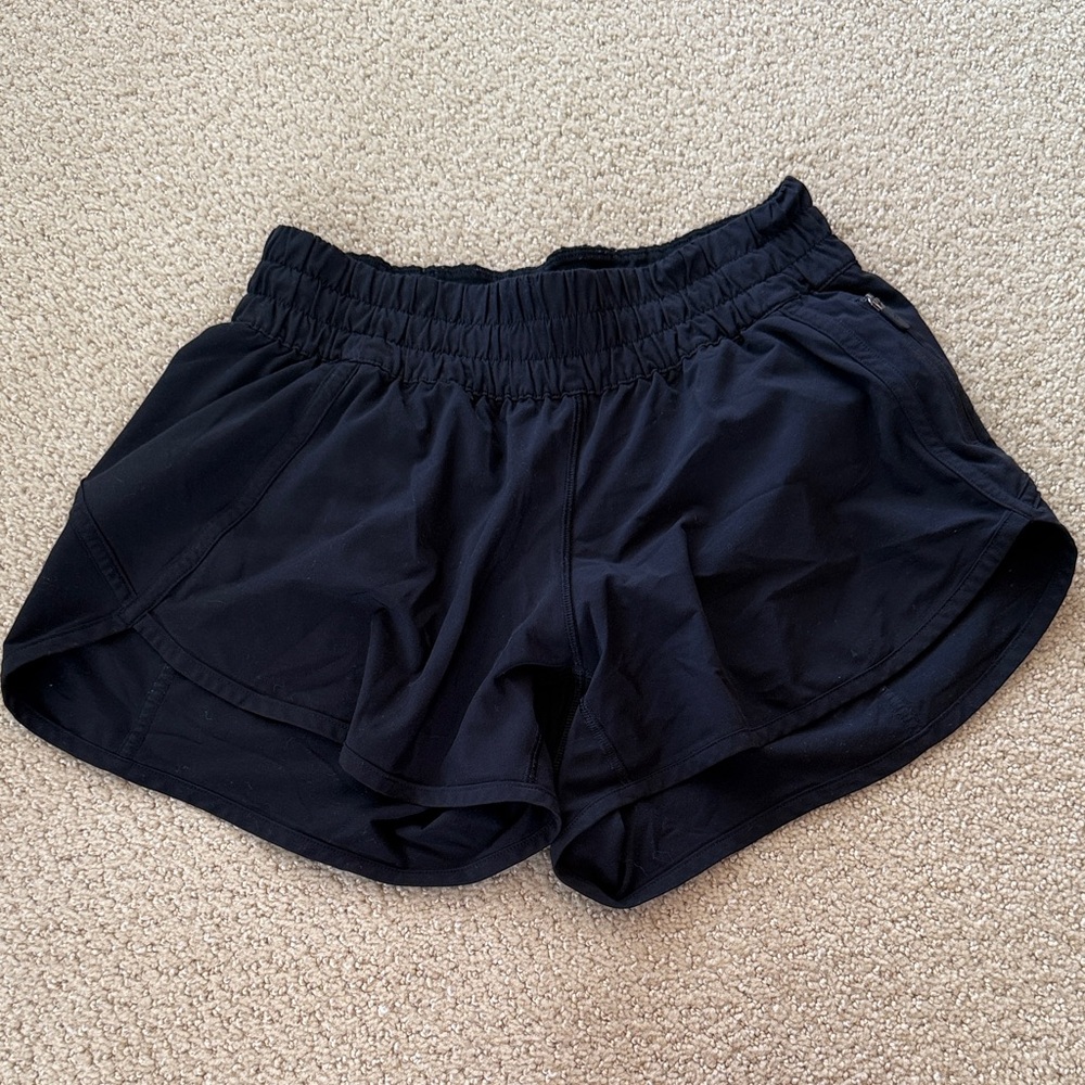 Lululemon Athletica Track That Black Athletic Shorts